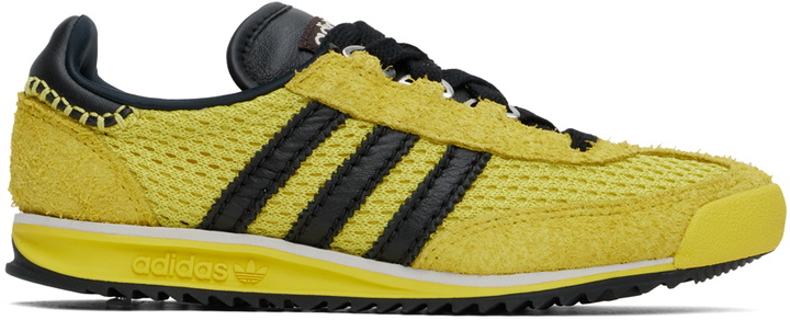 Photo: Wales Bonner Yellow & Black adidas Originals Edition SL76 Sneakers