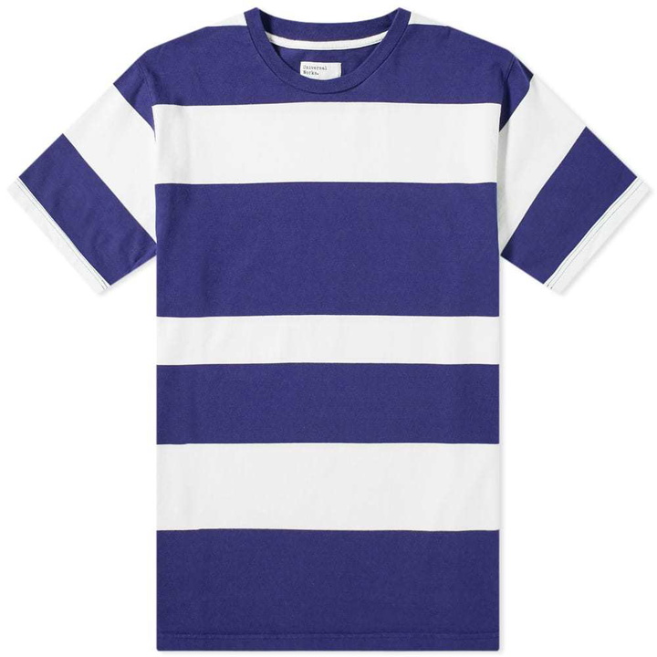 Photo: Universal Works Wide Stripe Tee