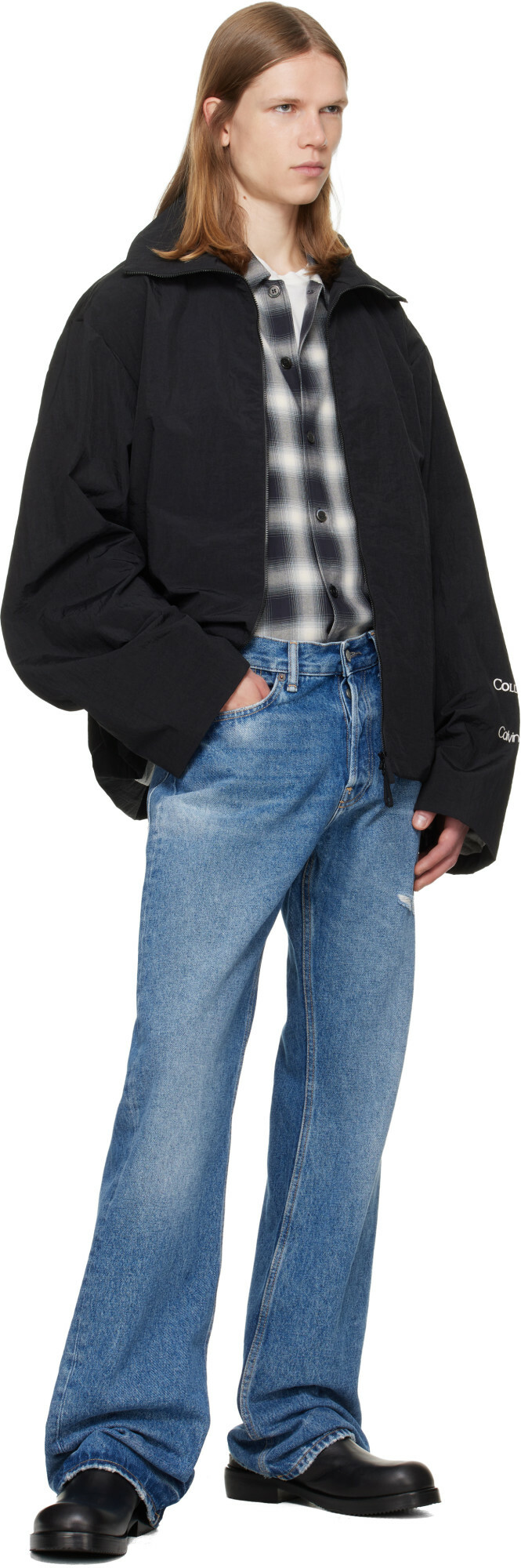 Calvin Klein Collection Black Preston Jacket