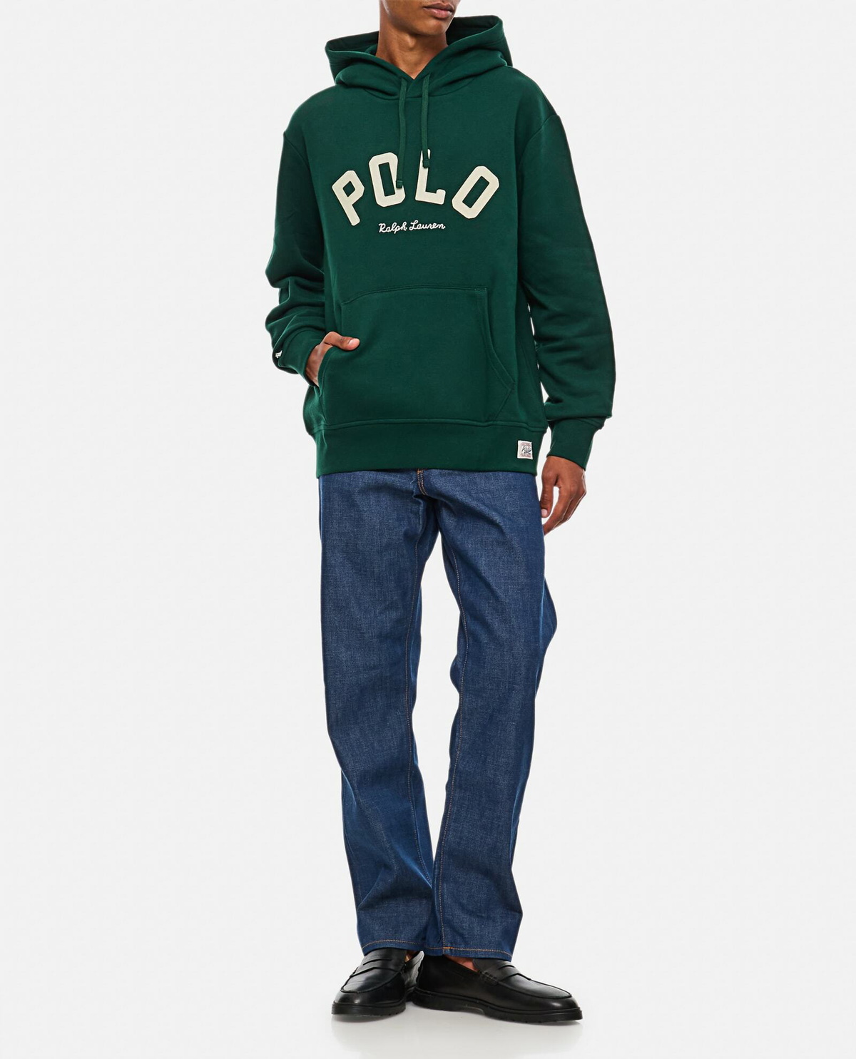 Polo Ralph Lauren Logo Patch Jersey Hoodie Polo Ralph Lauren