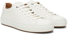 Boss White Low-Profile Sneakers