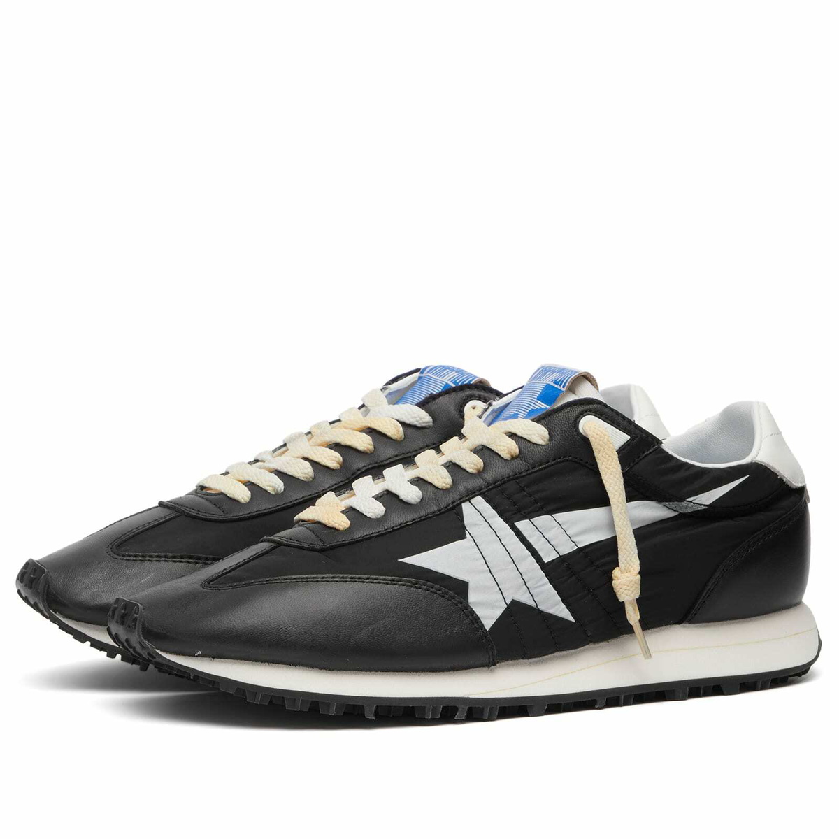 Golden Goose Men's Marathon Runner Sneaker in Black/White