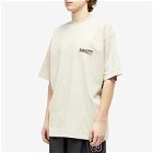 Balenciaga Men's Political Campaign T-Shirt in Light Beige/White