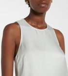 Loulou de Saison Paloma silk satin maxi dress