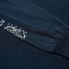 Pass~Port Men's Long Sleeve Sweat Logo T-Shirt in Navy