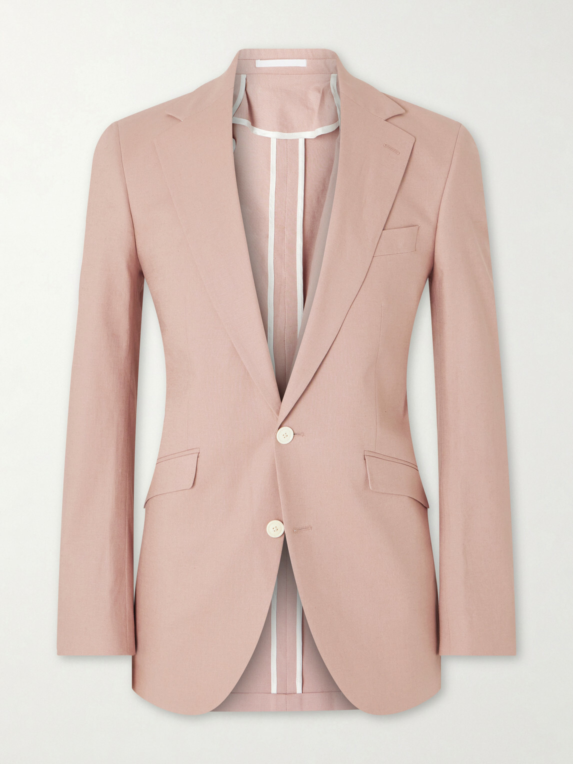 Favourbrook - Cooper Linen-Blend Suit Jacket - Pink