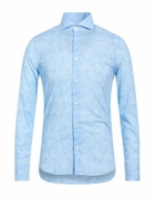 Fedeli Mens Shirt Light in Blue