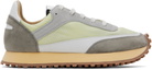 Spalwart Green & Gray Tempo Low Transparent Sneakers