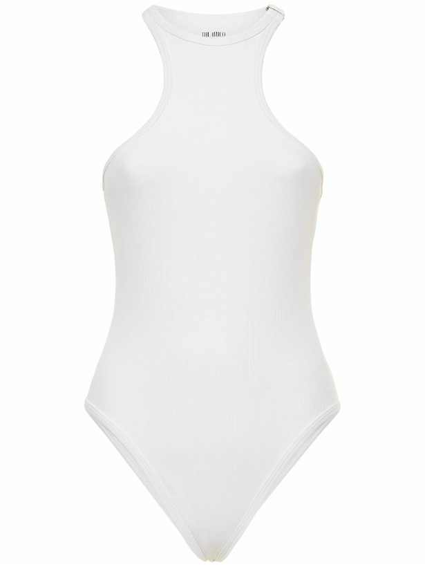 Photo: THE ATTICO Ribbed One Piece Swimsuit