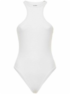 THE ATTICO Ribbed One Piece Swimsuit