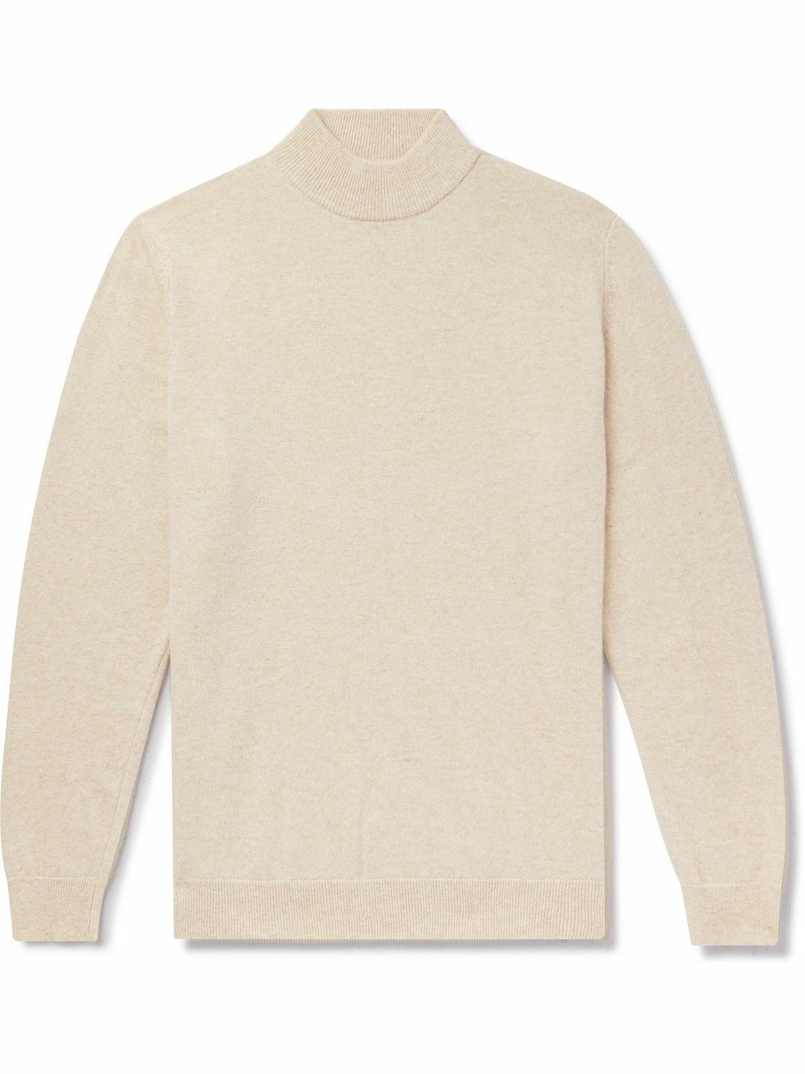 La Paz - Wool Mock-Neck Sweater - Neutrals