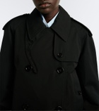 Burberry Double-breasted cotton gabardine jacket