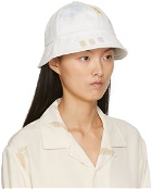 MCQ White Domed Bucket Hat