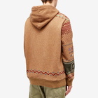 Polo Ralph Lauren Men's x Element Sherpa Zip Hoodie in Brown Multi