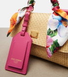 Dolce&Gabbana Sicily Small raffia-effect top-handle bag