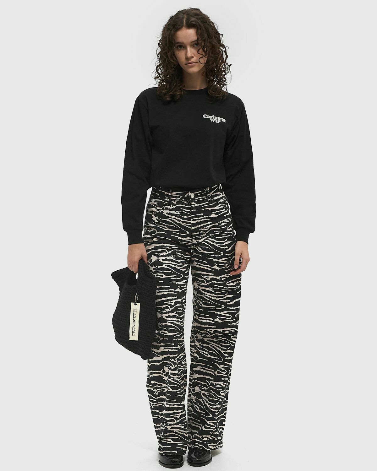 Baum und Pferdgarten NICETTE black/white Womens Casual Pant