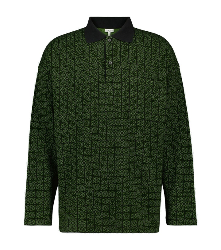 Photo: Loewe - Cotton jacquard polo shirt