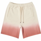 Lanvin Men's Gradient Sweat Shorts in Vanilla