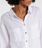Heidi Klein White Bay linen shirt