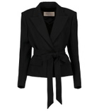 Alexandre Vauthier - Belted crêpe blazer