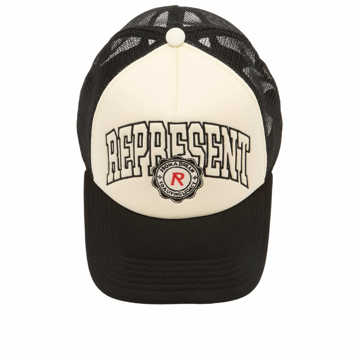 Represent Men's Legacy Crest Cap in Antique White 
