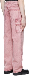 Andersson Bell Pink Overdyed Carpenter Jeans