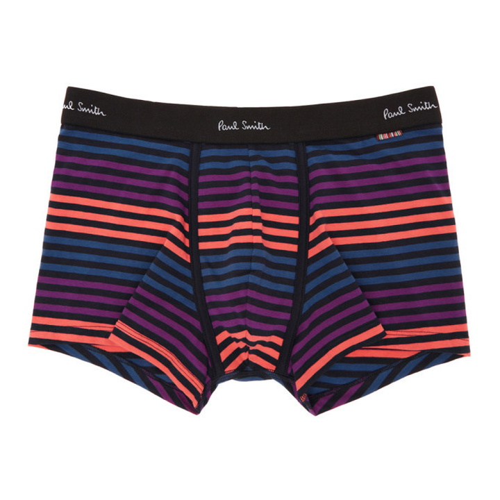 Photo: Paul Smith Pink and Blue Striped Trunk Boxer Briefs