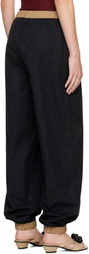 Baserange Black Moy Lounge Pants