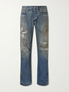 DRKSHDW by Rick Owens - Kurdt Straight-Leg Distressed Jeans - Blue