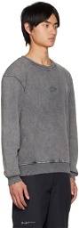 Han Kjobenhavn Gray Distressed Sweatshirt