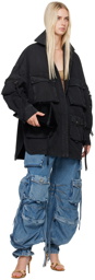 The Attico Black Fern Jacket