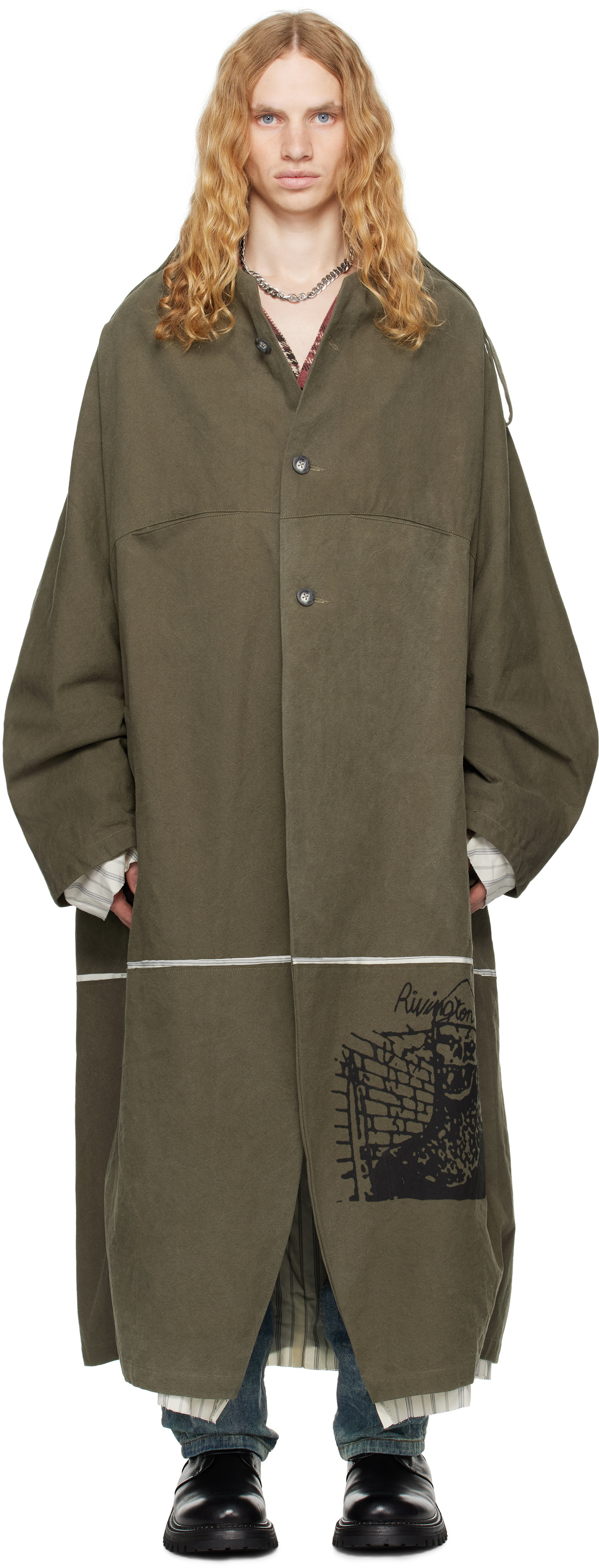 Rivington Roi Rebis Khaki Abraxas Trench Coat