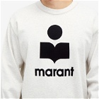 Isabel Marant Men's Mikoy Logo Sweatshirt in Ecru