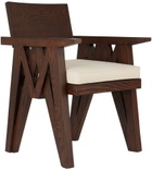 AMIRI SSENSE XX Brown M.A. Studio Chair