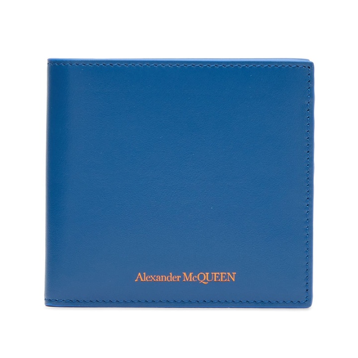 Photo: Alexander McQueen Men's Billfold Wallet in Celestial Blue