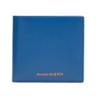 Alexander McQueen Men's Billfold Wallet in Celestial Blue