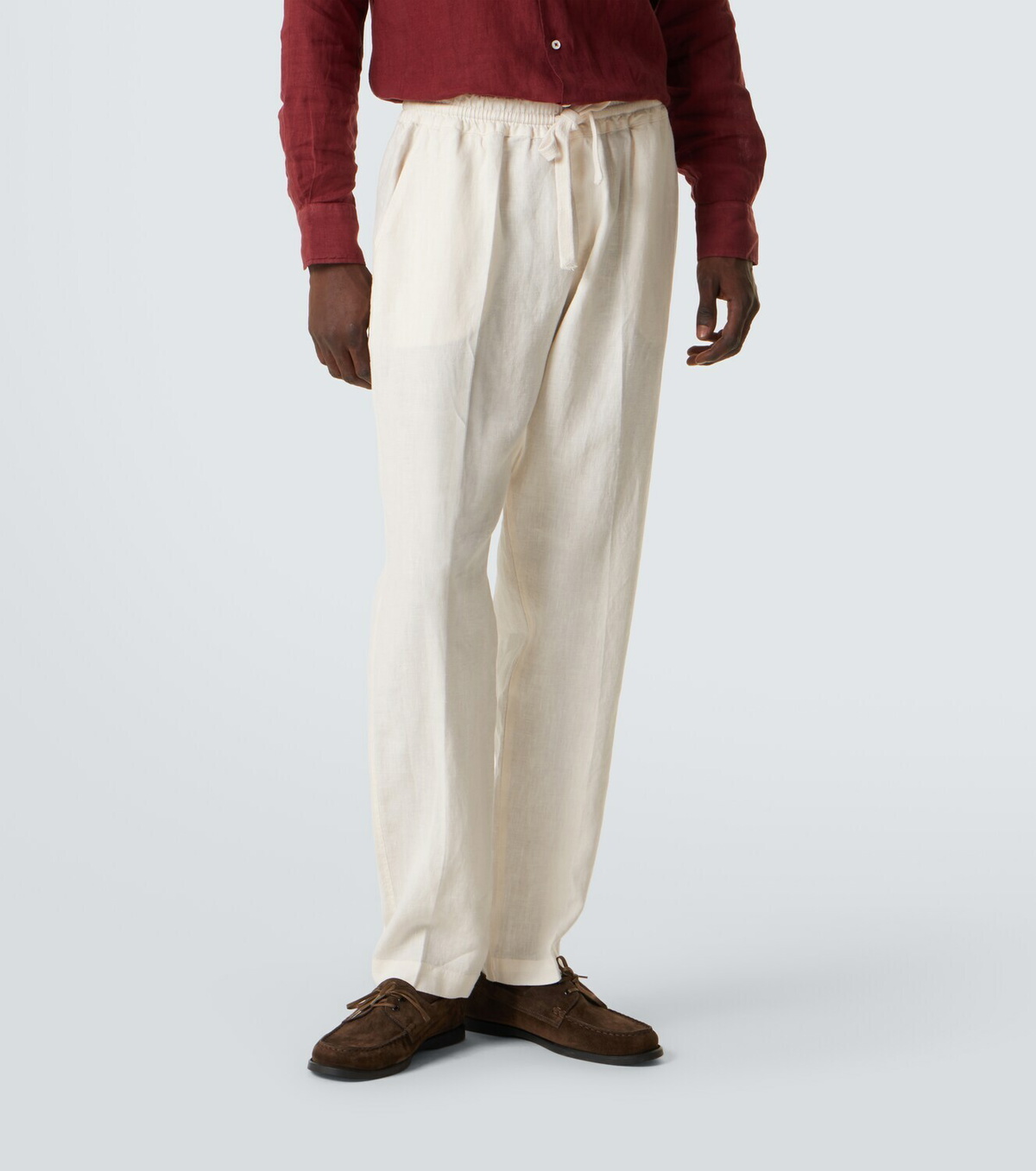 Fedeli Bonifacio linen tapered pants