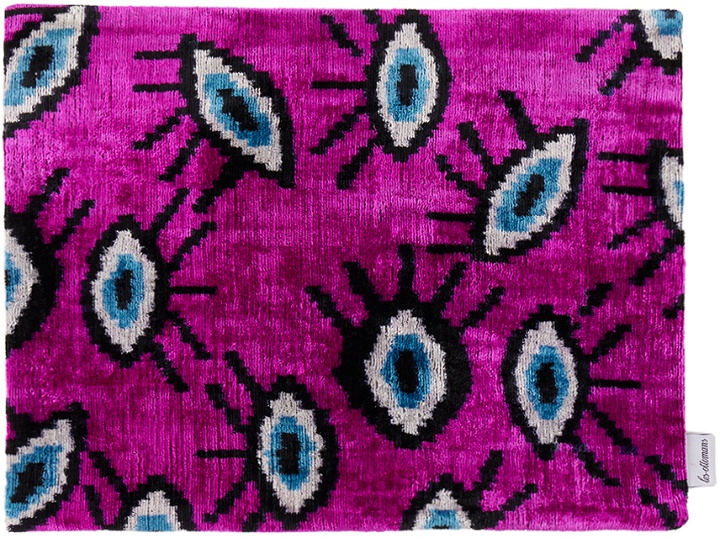 Photo: Les-Ottomans Pink Eye Cushion Case