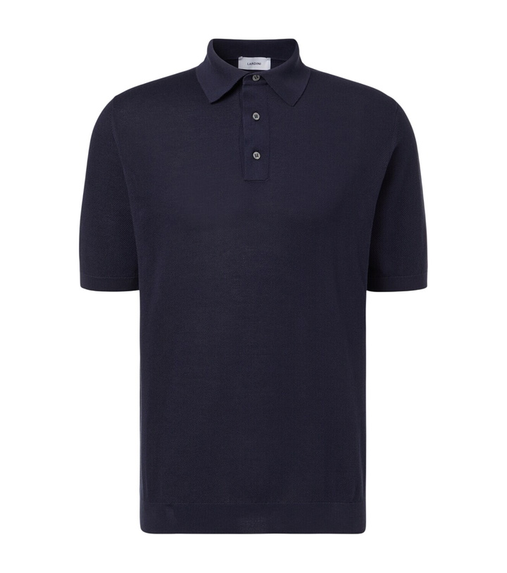 Photo: Lardini Cotton piqué polo shirt