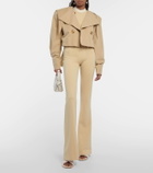 Didu Cropped cotton gabardine jacket