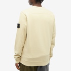 Stone Island Men's Garment Dyed Crew Sweat in Natural Beige