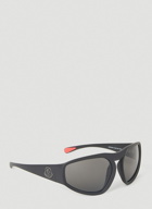 Moncler - Pentagra Geometric Sunglasses in Black