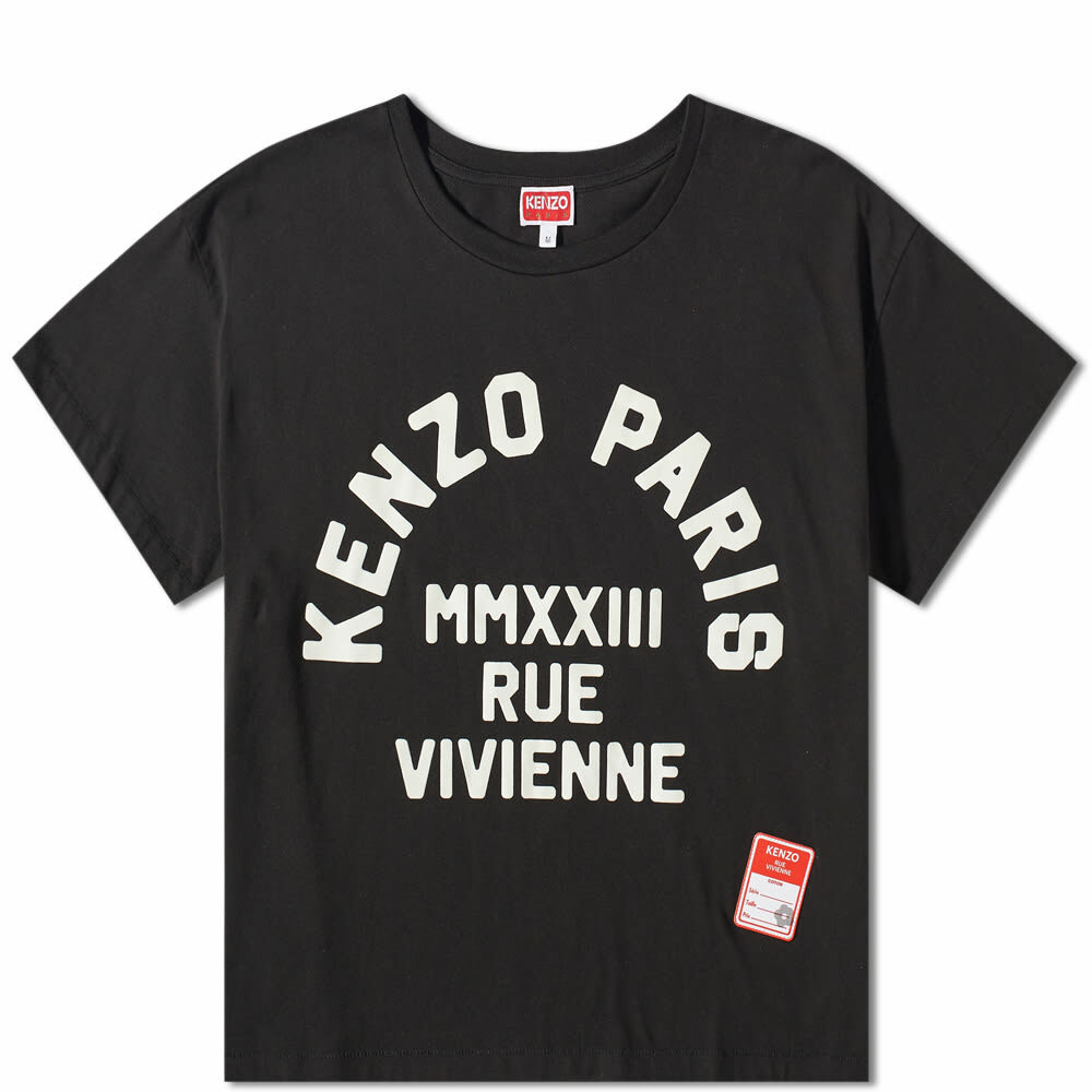 Kenzo Paris Men's Rue Vivienne 80 S T-Shirt in Black