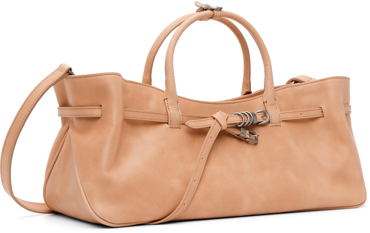MARGESHERWOOD Beige Grandma Used Shoulder Bag