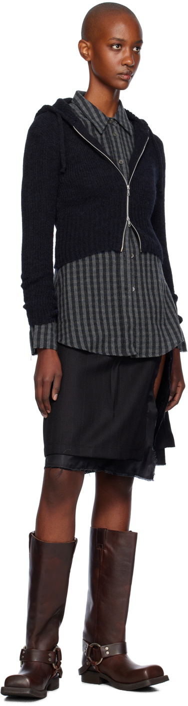 OUR LEGACY Black Clasp Midi Skirt Our Legacy