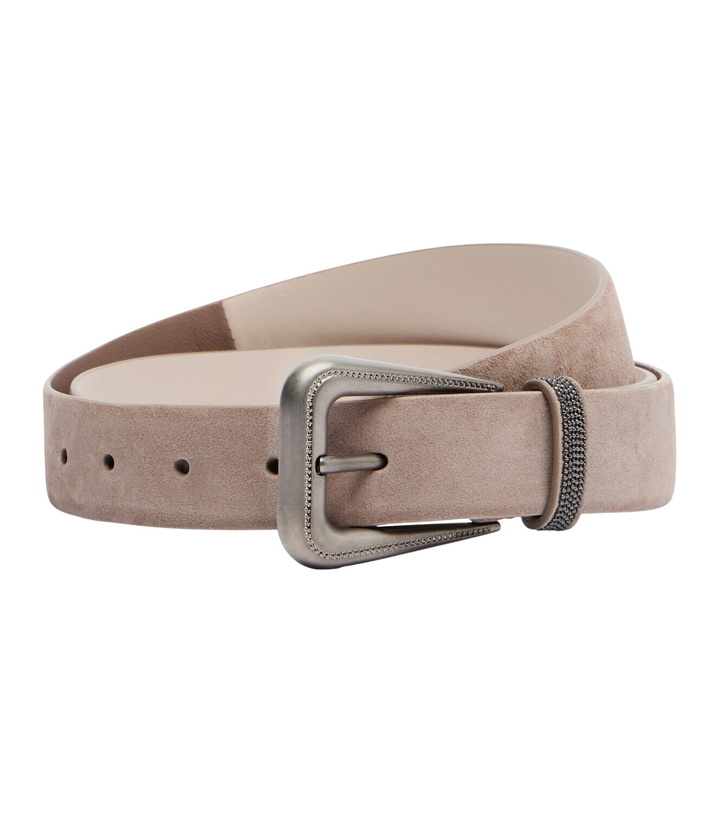Photo: Brunello Cucinelli Suede belt