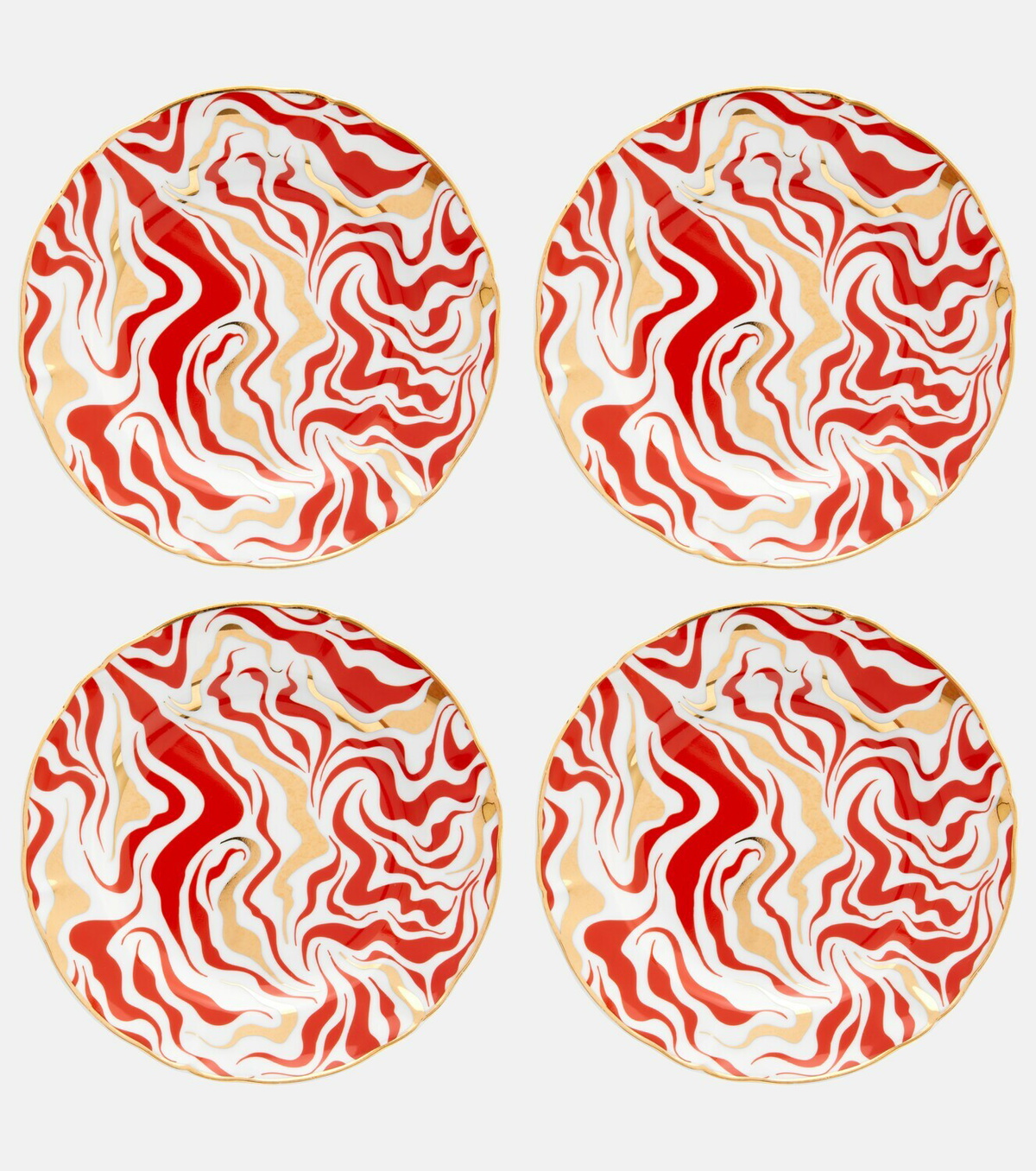 Bitossi - Tempesta set of 4 dessert plates