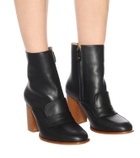 Loewe Leather loafer ankle boots