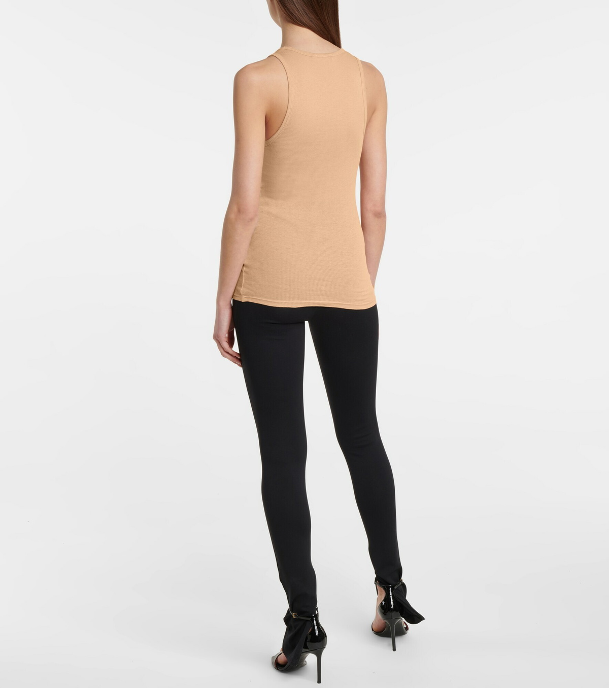 Wardrobe.NYC Ribbedknit cotton tank top WARDROBE.NYC