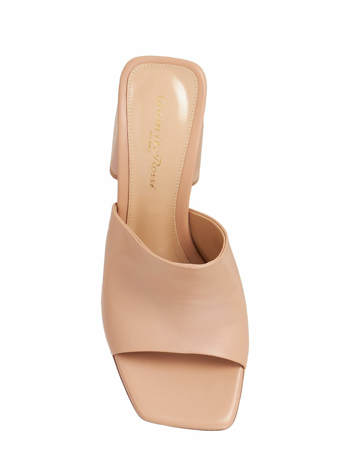 Gianvito Rossi Low Heel Mule in White main image 1